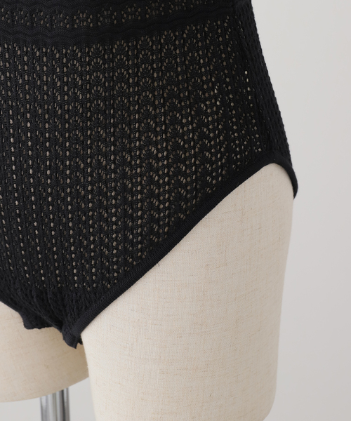 EDIT. FOR LULU（エディットフォールル）の「【NOHRA for LULU】cotton knit leotard（ニット/セーター・レディース・ホワイト/ブラック・FREE）」の18枚目の写真