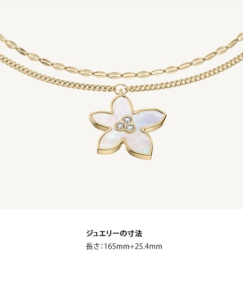FOSSIL(フォッシル)の「フォッシル アクセサリー レディース ブレスレット ゴールド JF04971710(ブレスレット・レディース・ゴールド・FREE)」の9枚目の写真