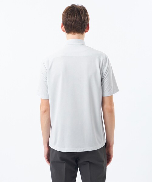 MACKINTOSH PHILOSOPHY（ﾏｯｷﾝﾄｯｼｭ ﾌｨﾛｿﾌｨｰ）の「トロッター ボタンダウンポロ プリント柄バリエーション（ポロシャツ・メンズ・ブルー/ブルー系その他7/グレー系その他/ネイビー・40/38）」の11枚目の写真