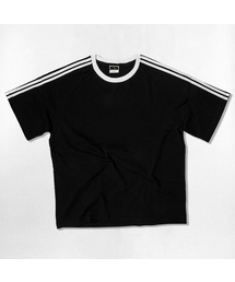ユズアル 2ライン トラック 半袖Tシャツ 4カラー