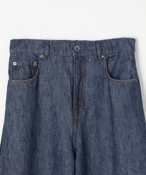COMME CA Wardrobe(コムサワードローブ)の「リネンデニム キュロットパンツ(その他パンツ・レディース・インディゴブルー・9号/11号)」の13枚目の写真