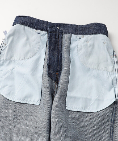 COMME CA Wardrobe(コムサワードローブ)の「リネンデニム キュロットパンツ(その他パンツ・レディース・インディゴブルー・9号/11号)」の19枚目の写真