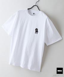 JEANS MATE（ジーンズメイト）の「【GODZILLA ゴジラ】【コットン100%のしっかりした生地 ドロップショルダー】オリジナルデザイン 刺繍Tシャツ ゴジラ キングギドラ メカゴジラ コラボ 特撮 映画 キャラT オーバーサイズ（Tシャツ/カットソー）」