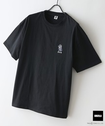 【GODZILLA/ゴジラ】【コットン100%のしっかりした生地 ドロップショルダー】オリジナルデザイン 刺繍Tシャツ ゴジラ キングギドラ メカゴジラ コラボ 特撮 映画 キャラT オーバーサイズ