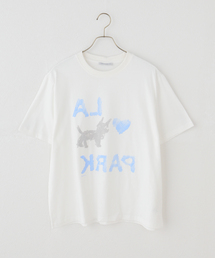 【WEB＋一部店舗限定】LOW CLASSIC Lc / ロウ クラシック エルシー LOVE PARK T-SHIRT
