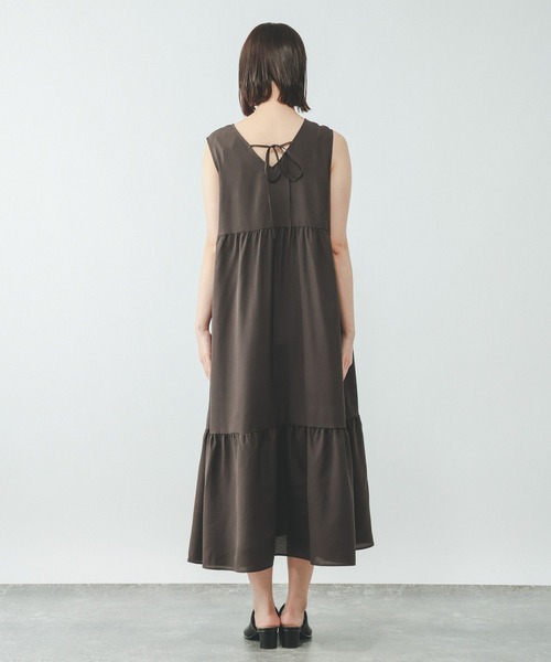 GLOBAL WORK(グローバルワーク)の「Airy Breezeワンピース/636251(ワンピース・レディース・チャコールグレー/イエロー系その他3/ブラック系その他3・LARGE/MEDIUM)」の19枚目の写真