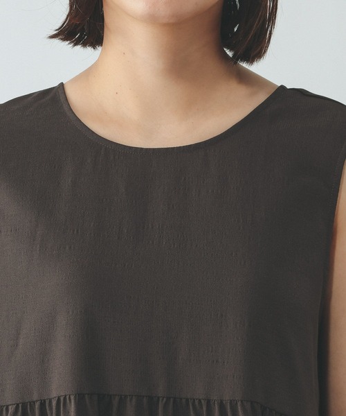 GLOBAL WORK(グローバルワーク)の「Airy Breezeワンピース/636251(ワンピース・レディース・チャコールグレー/イエロー系その他3/ブラック系その他3・LARGE/MEDIUM)」の20枚目の写真