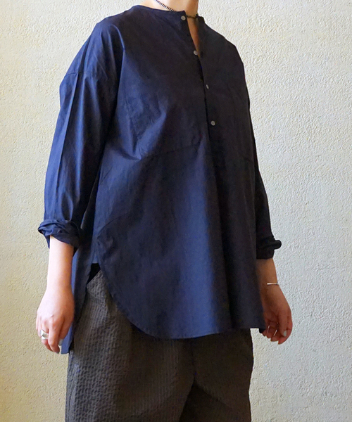 JOURNAL STANDARD LUXE(ジャーナルスタンダード ラックス)の「スジャータコットン ヘンリーシャツ(シャツ/ブラウス・レディース・ブラック/ベージュ/ホワイト/スカイブルー・FREE)」の16枚目の写真