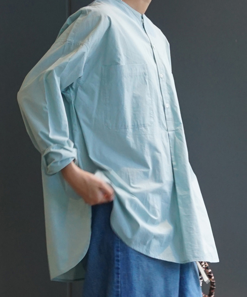 JOURNAL STANDARD LUXE(ジャーナルスタンダード ラックス)の「スジャータコットン ヘンリーシャツ(シャツ/ブラウス・レディース・ブラック/ベージュ/ホワイト/スカイブルー・FREE)」の15枚目の写真