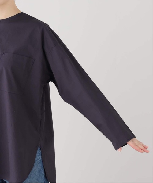 JOURNAL STANDARD LUXE(ジャーナルスタンダード ラックス)の「スジャータコットン ヘンリーシャツ(シャツ/ブラウス・レディース・ブラック/ベージュ/ホワイト/スカイブルー・FREE)」の20枚目の写真