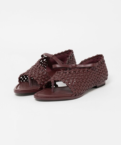 JW PEI(ジェイダブリューペイ)の「<JW PEI>Jocelyn Weave Strap サンダル(サンダル・レディース・ワイン/ブラック・6/7h/7)」の9枚目の写真