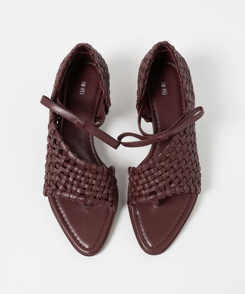 JW PEI(ジェイダブリューペイ)の「<JW PEI>Jocelyn Weave Strap サンダル(サンダル・レディース・ワイン/ブラック・6/7h/7)」の10枚目の写真