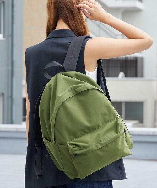 PACKING(パッキング)の「PACKING/パッキング DAYPACK リュックサック ベーシック 定番 シンプル 通勤 通学 大学生 高校生 大容量 メンズ レディース 秋服 秋 秋服 2026年秋冬(バックパック/リュック・メンズ・ブラック/イエロー/ブルー/グリーン・FREE)」の3枚目の写真