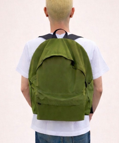 PACKING(パッキング)の「PACKING/パッキング DAYPACK リュックサック ベーシック 定番 シンプル 通勤 通学 大学生 高校生 大容量 メンズ レディース 秋服 秋 秋服 2026年秋冬(バックパック/リュック・メンズ・ブラック/イエロー/ブルー/グリーン・FREE)」の18枚目の写真