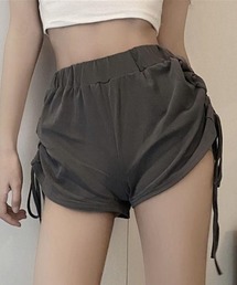 サイドドロスト シャーリングショートパンツ