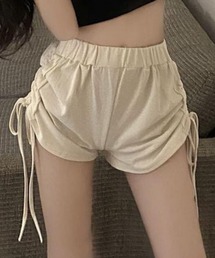 サイドドロスト シャーリングショートパンツ