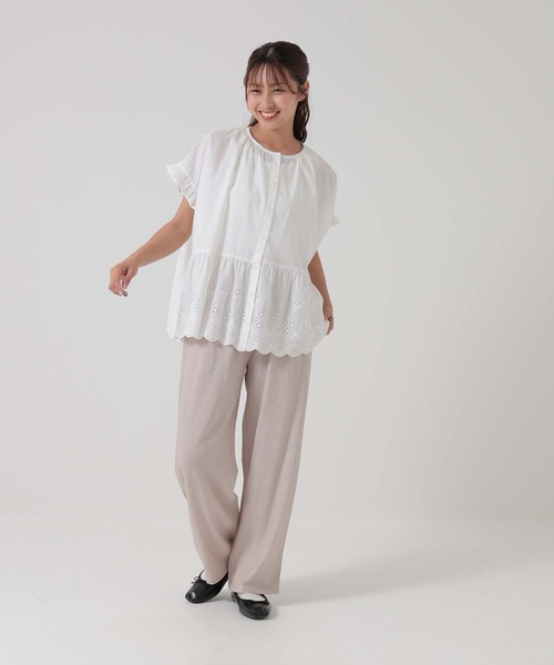 HEART MARKET(ハートマーケット)の「【接触冷感×吸水速乾】さらさらテーパードパンツ(その他パンツ・レディース・ダークブラウン/ブラック/カーキ/ナチュラル・MEDIUM/LARGE/MEDIUM/TALL/LARGE/TALL)」の18枚目の写真