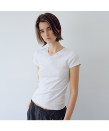 Logo slim V-neck t-shirt