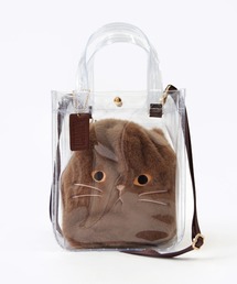 WOVEN (ウーヴン) / WOVEN猫バッグやミニトートに対応 クリアトートバッグ CLEAR PVC TOTE ショルダーバッグ