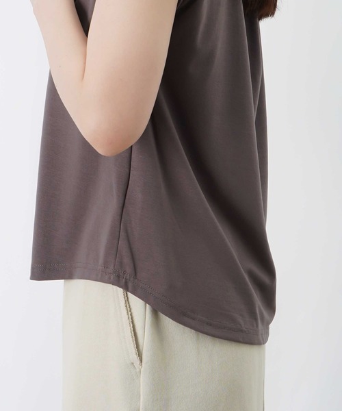 LUCA/LADY LUCK LUCA(ルカ/レディラックルカ)の「LC/LLL 天竺フレンチスリーブプルオーバー(Tシャツ/カットソー・レディース・モカ/ライトイエロー・FREE)」の13枚目の写真