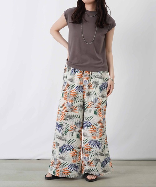 LUCA/LADY LUCK LUCA(ルカ/レディラックルカ)の「LC/LLL 天竺フレンチスリーブプルオーバー(Tシャツ/カットソー・レディース・モカ/ライトイエロー・FREE)」の18枚目の写真