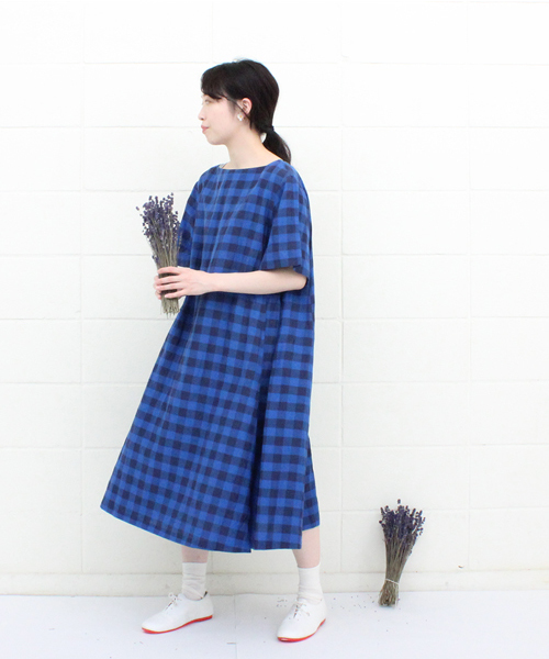 Yuni ユニ の チェック 切替ワンピース ワンピース Wear