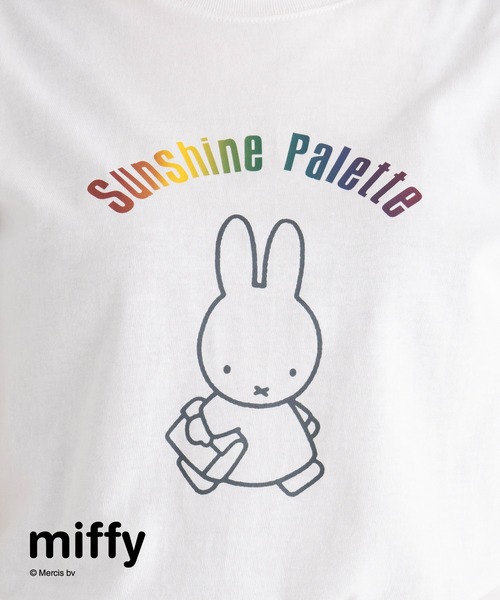 STRAWBERRY-FIELDS(ストロベリーフィールズ)の「miffyコラボレインボーTシャツ(Tシャツ/カットソー・レディース・オフホワイト/ピンク・2)」の7枚目の写真