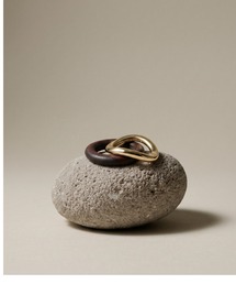 K10YGレイヤード ウェーブ リング（リング）｜ete（エテ）の