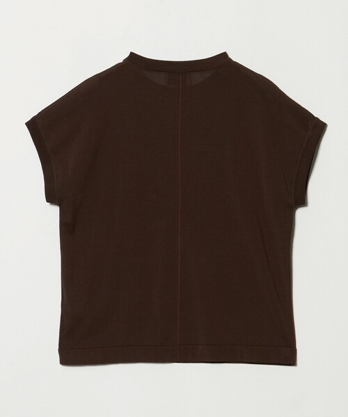 UNITED ARROWS(ユナイテッドアローズ)の「ミニハイネック フレンチスリーブ ニット リンキング -ウォッシャブル-(ニット/セーター・レディース・ブラック/ダークブラウン・FREE)」の13枚目の写真