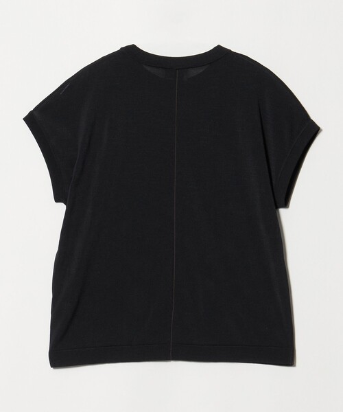UNITED ARROWS(ユナイテッドアローズ)の「ミニハイネック フレンチスリーブ ニット リンキング -ウォッシャブル-(ニット/セーター・レディース・ブラック/ダークブラウン・FREE)」の19枚目の写真