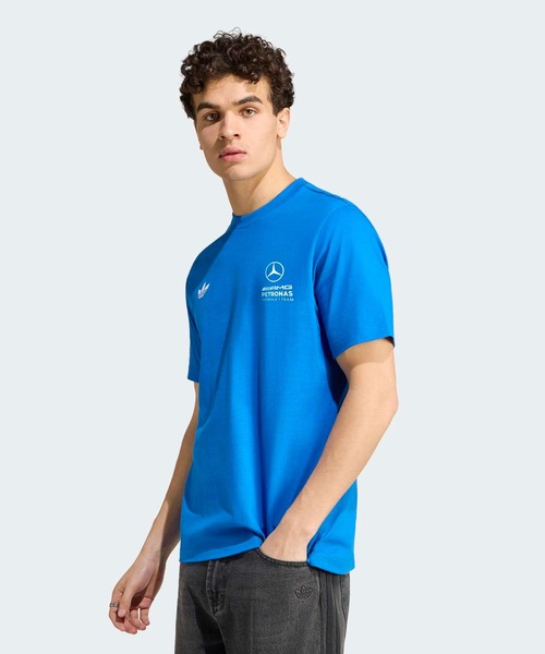 adidas(アディダス)の「Mercedes AMG Petronas Formula 1 Team ブルー ワンダーTシャツ / アディダス adidas(Tシャツ/カットソー・メンズ・ブルー・X-SMALL/X-LARGE/SMALL/MEDIUM/LARGE/XXXX-LARGE/XXX-LARGE)」の1枚目の写真