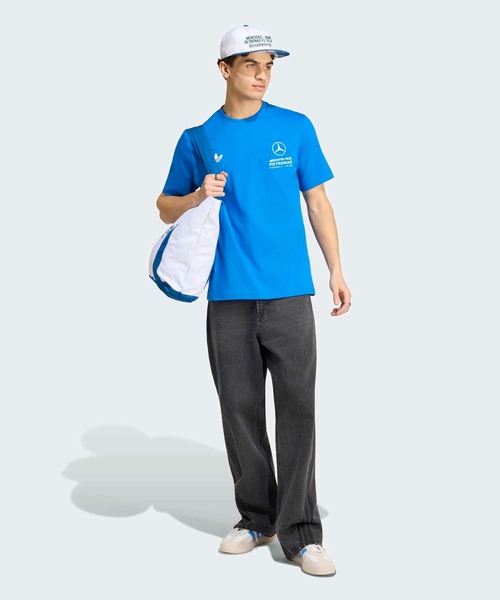 adidas(アディダス)の「Mercedes AMG Petronas Formula 1 Team ブルー ワンダーTシャツ / アディダス adidas(Tシャツ/カットソー・メンズ・ブルー・X-SMALL/X-LARGE/SMALL/MEDIUM/LARGE/XXXX-LARGE/XXX-LARGE)」の5枚目の写真