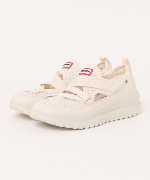 HUNTER(ハンター)の「《HUNTER》WOMENS TRAVEL FLOW MARY JANE TRAINER(その他シューズ・レディース・ブラック/ホワイト系その他/グレー系その他・UK4/UK5/UK6)」の1枚目の写真