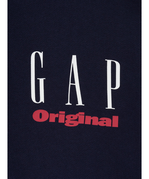 GAP(ギャップ)の「ヘビーウェイト フレンチテリー オーバーサイズ GAPロゴ ジップアップパーカー(スウェット・メンズ・ブラウン/アイボリー/グレー/ネイビー・XS/L/S/XL/M)」の11枚目の写真