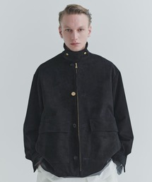 CULLNI（クルニ）の「Silky Suede Zip & Button Convertible Blouson（カバーオール）」