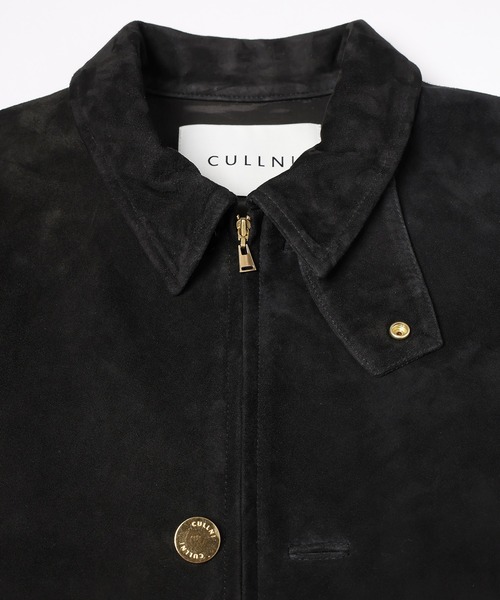 CULLNI(クルニ)の「Silky Suede Zip & Button Convertible Blouson(カバーオール・メンズ・ブラック・1)」の6枚目の写真
