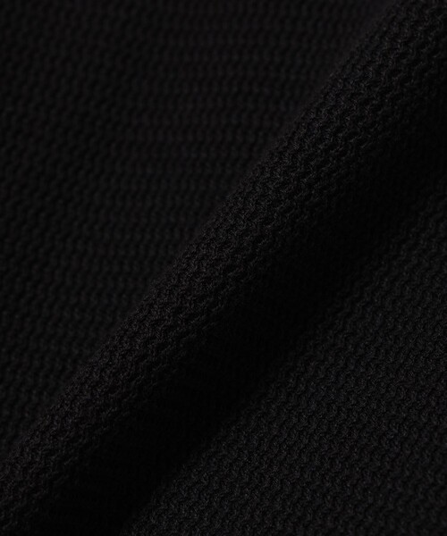 FRED PERRY（フレッドペリー）の「【別注】FRED PERRY / Skipper Knit Long Sleeve Polo Shirt（ポロシャツ・メンズ・ブラック/グリーン系その他・SMALL/X-LARGE/LARGE/MEDIUM）」の4枚目の写真