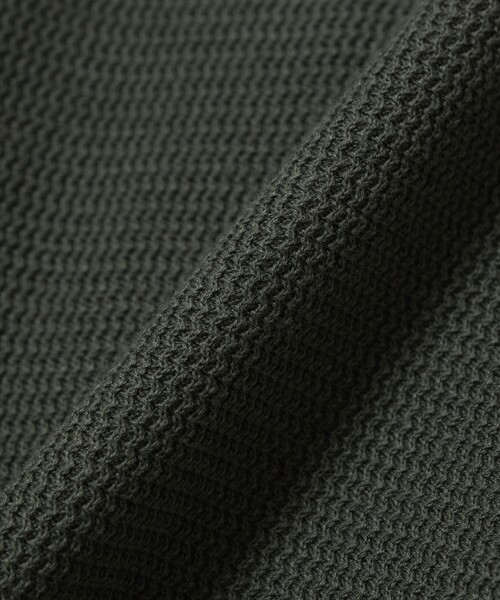 FRED PERRY（フレッドペリー）の「【別注】FRED PERRY / Skipper Knit Long Sleeve Polo Shirt（ポロシャツ・メンズ・ブラック/グリーン系その他・SMALL/X-LARGE/LARGE/MEDIUM）」の7枚目の写真