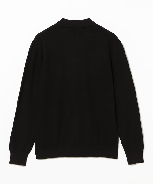 FRED PERRY（フレッドペリー）の「【別注】FRED PERRY / Skipper Knit Long Sleeve Polo Shirt（ポロシャツ・メンズ・ブラック/グリーン系その他・SMALL/X-LARGE/LARGE/MEDIUM）」の12枚目の写真