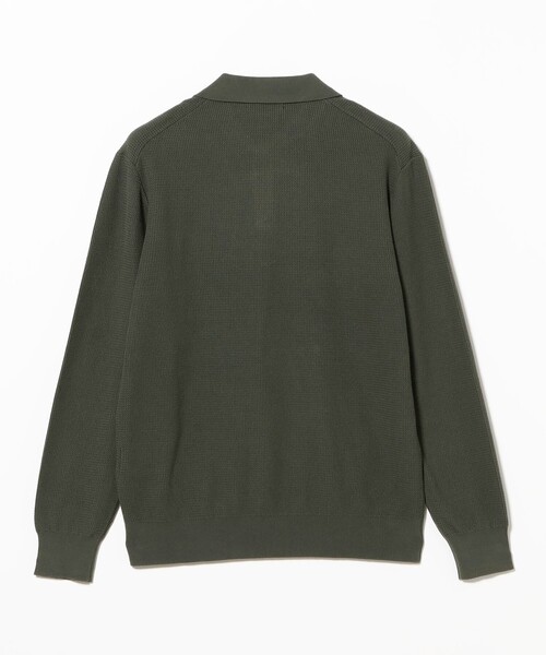 FRED PERRY（フレッドペリー）の「【別注】FRED PERRY / Skipper Knit Long Sleeve Polo Shirt（ポロシャツ・メンズ・ブラック/グリーン系その他・SMALL/X-LARGE/LARGE/MEDIUM）」の17枚目の写真