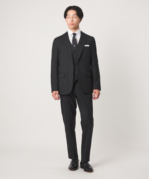 green label relaxing（グリーンレーベルリラクシング）の「A+ TWPU サージ 2B スリム セットアップジャケット -ストレッチ-（スーツジャケット・メンズ・ダークブラウン/ブラック/ダークグリーン/ロイヤルブルー/ネイビー・M/S/XL/XXL/L）」の11枚目の写真