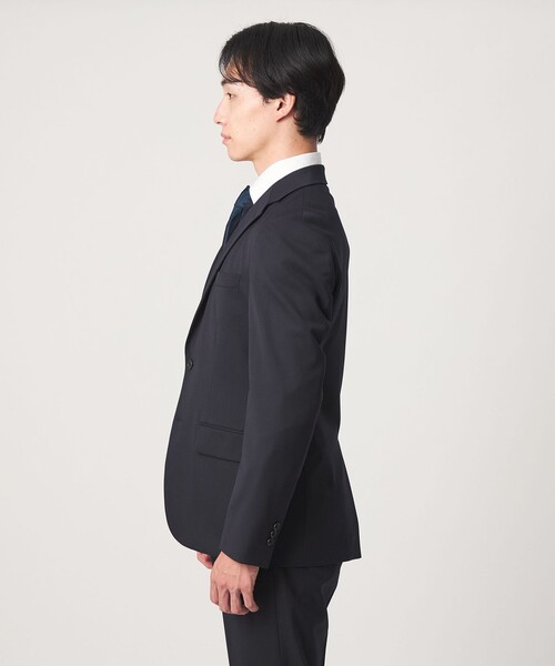 green label relaxing（グリーンレーベルリラクシング）の「A+ TWPU サージ 2B スリム セットアップジャケット -ストレッチ-（スーツジャケット・メンズ・ダークブラウン/ブラック/ダークグリーン/ロイヤルブルー/ネイビー・M/S/XL/XXL/L）」の16枚目の写真