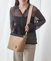 U.S. POLO ASSN.（ユーエスポロアッスン）の「【U.S. POLO ASSN.】シュリンク 2WAYトートバッグ ショルダーバッグ USPA-2676（トートバッグ・レディース）」