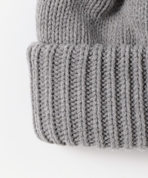 crepuscule(クレプスキュール)の「crepuscule / Knit Cap 1(ニットキャップ/ビーニー・メンズ・グレー/ブラック・ONE SIZE)」の4枚目の写真