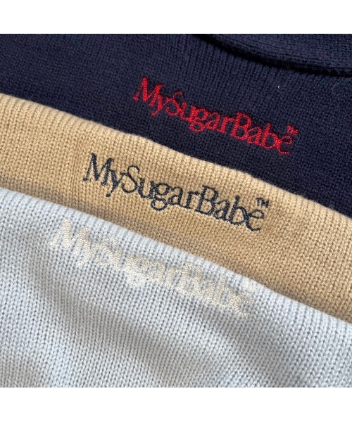 My sugar Babe（マイシュガーベイブ）の「heart jacquard cardigan（カーディガン/ボレロ・メンズ・アイボリー/ブルー系・LARGE/MEDIUM）」の10枚目の写真