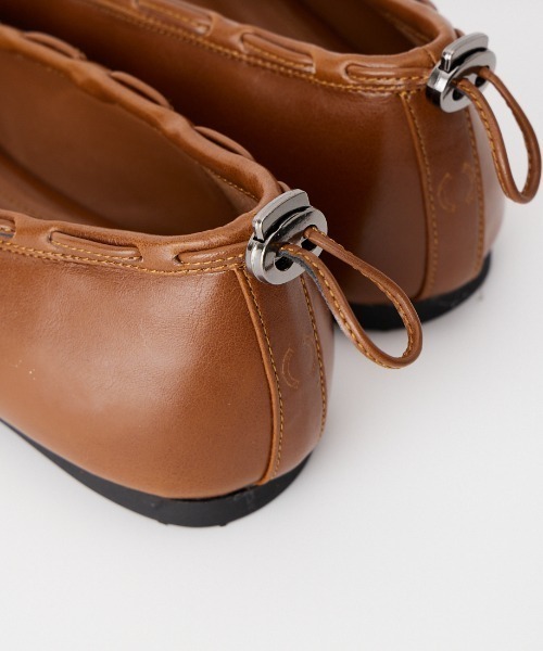 【WEB先行預購】LEATHER STRING 平底鞋
