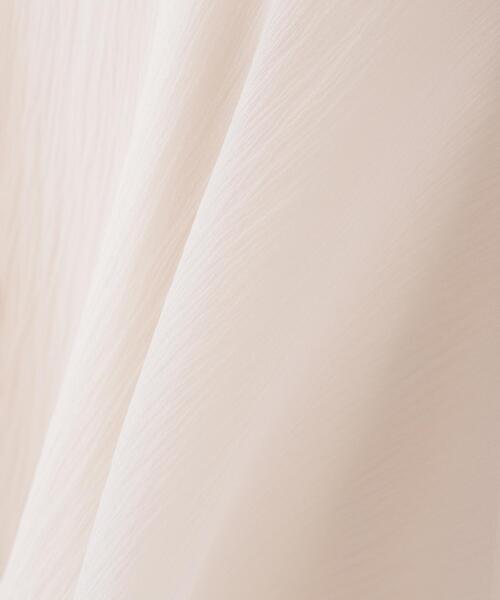NATURAL BEAUTY BASIC(ナチュラルビューティーベーシック)の「シアーペプラムブラウス(シャツ/ブラウス・レディース・ホワイト系その他/ダークブラウン/ベージュ・SMALL/MEDIUM)」の16枚目の写真