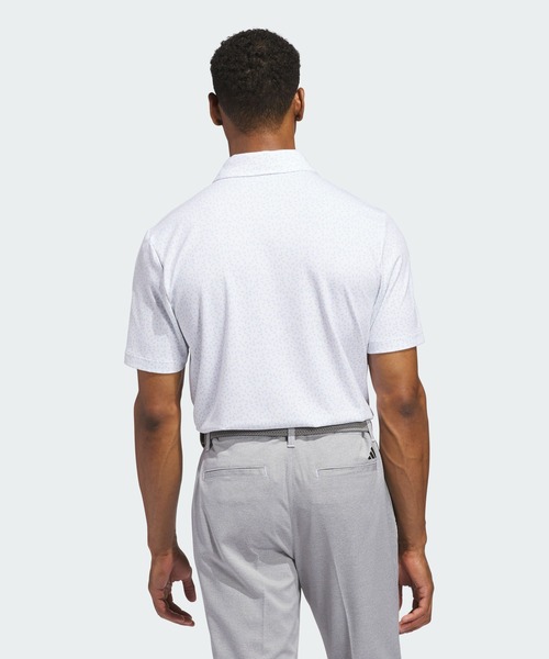 adidas(アディダス)の「アルティメット365+ ソフトプリント ポロシャツ【adidas Golf/アディダスゴルフ】(ポロシャツ・メンズ・ホワイト×ブルー・SMALL/MEDIUM/LARGE/X-LARGE/XX-LARGE/3XL)」の2枚目の写真