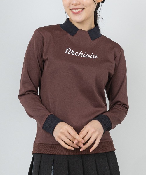 archivio(アルチビオ)の「<LADIES>UV冷感襟風ダンボールプルオーバー(その他トップス・レディース・ピンク/ブラウン/ブラック/ホワイト・M/L/S)」の4枚目の写真