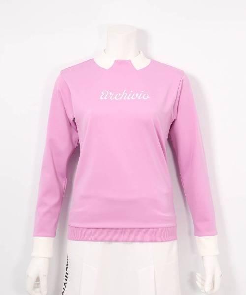 archivio(アルチビオ)の「<LADIES>UV冷感襟風ダンボールプルオーバー(その他トップス・レディース・ピンク/ブラウン/ブラック/ホワイト・M/L/S)」の1枚目の写真